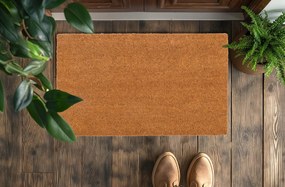 Wycieraczka kokosowa 45x75 cm naturalna antypoślizgowa do domu sklepu biura