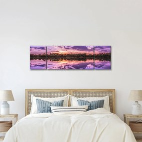 Obraz fioletowego nieba (170x50 cm)
