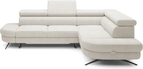 Narożnik OTIS L Prawostronny Regulowane Zagłówki wolnostojący tkanina AURORA 01 WERSAL