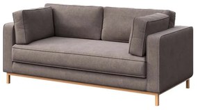 Jasnobrązowa aksamitna sofa 192 cm Celerio – Ame Yens