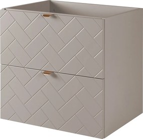 Meble łazienkowe, Kaszmir, 60 x 57 x 46 cm, złote uchwyty