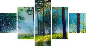 Obraz - Obraz olejny przedstawiający krajobraz (125x70 cm)