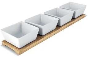 Lamart LT9020 5-częściowy zestaw do serwowania Bamboo, 38 x 9 cm