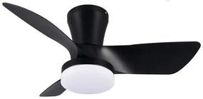 Czarna lampa sufitowa LED Randers – Trio