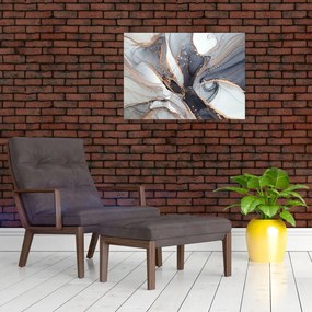 Obraz na szkle - Szary marmur (70x50 cm)