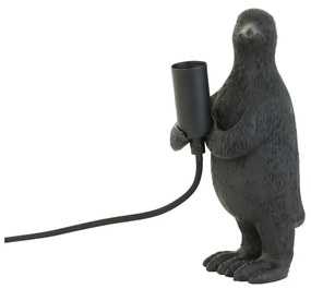 Lampa stołowa w kolorze matowej czerni (wysokość 24 cm) Penguin – Light &amp; Living