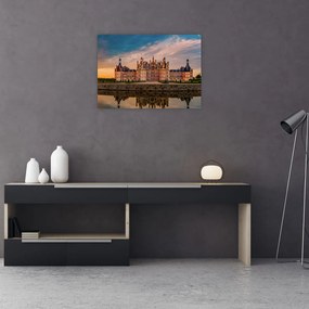 Obraz na szkle - zamek (70x50 cm)