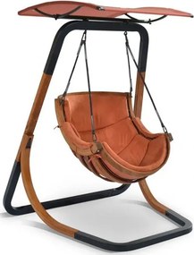 Ogrodowy fotel wiszący terracotta S8-T18