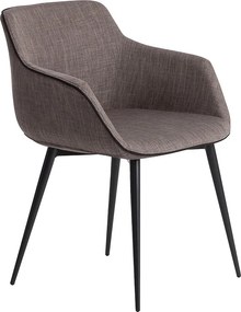 Ciemnoszare krzesło materiałowe 4005 ANGEL CERDA