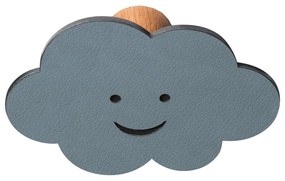 Niebieski ścienny stalowy haczyk Cloud Dot Nupo – LIND DNA