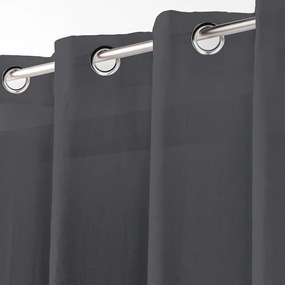 Antracytowa firanka 140x280 cm Telma – douceur d'intérieur