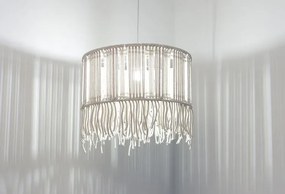 Lampa wisząca boho z bawełnianego sznurka - A340-Akia