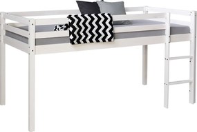 Łóżko piętrowe 207x110x97 cm białe