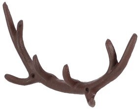 Brązowy metalowy wieszak ścienny Antlers – Esschert Design