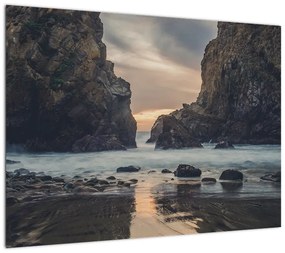 Obraz na szkle - O zmierzchu (70x50 cm)