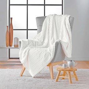 Narzuta flanelowa 125 x 150 cm FROSTY