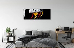 Fotoobraz na płótnie Minimalistyczne Kieliszki W Czerni