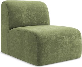 Moduł - z tkaniny szenilowej - zielony - LANI