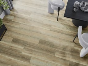 Mexen West Orange próbka paneli winylowych SPC 6,5 mm, podkład IXPE 1,5 mm, 4 V-Fuga, Dąb - F1009-S