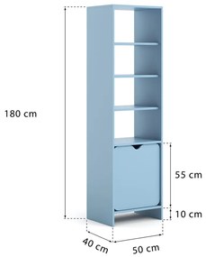 Niko regał Baby Blue