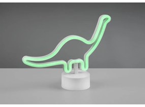 Biała lampa stołowa LED (wys. 20 cm) Bronto – Trio