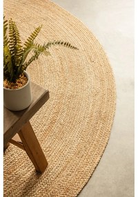 Okrągły dwustronny dywan z juty ø 140 cm Braided Gold – Hanse Home
