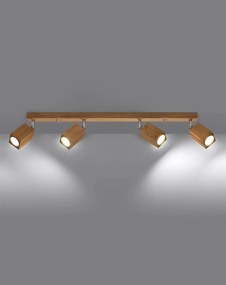 Listwa oświetleniowa KEKE 4 dąb SOLLUX  LIGHTING