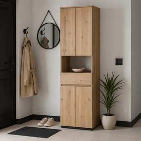 Szafa Słupek MODENA 60 cm Dąb Artisan Do Przedpokoju