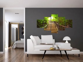 Obraz - Schody w przyrodzie (125x70 cm)