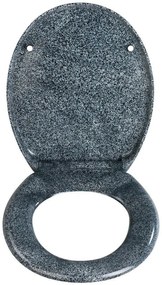 Deska sedesowa OTTANA GRANIT - Duroplast, wolnoopadająca, WENKO