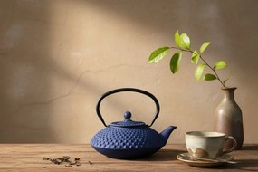 Czajnik żeliwny z zaparzaczem MIKA, 1250 ml