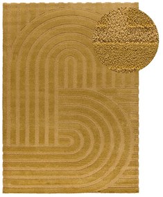 Musztardowy dywan 80x150 cm Snowy – Universal