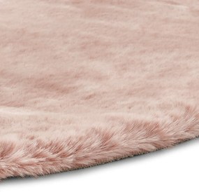 Różowy dywan Think Rugs Teddy, ⌀ 120 cm