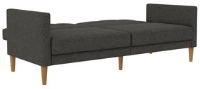Ciemnoszara rozkładana sofa 82 cm Lilly – Støraa