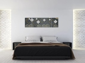 Obraz abstrakcji (170x50 cm)