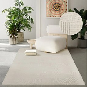 Dywan Rio Salon antypoślizgowy ukłon, Kremowy, 160 x 220 cm
