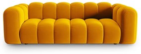 Żółta sofa 228 cm Lupine – Micadoni Home