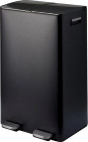 Dwukomorowy kosz na śmieci SECTOR z pedałem, 2 × 30 l