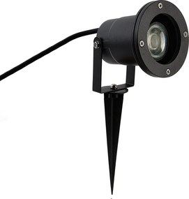 Inteligentny reflektor ogrodowy na szpilce czarny w tym WiFi GU10 IP65 - Basic
