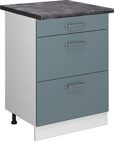Szafka dolna do kuchni niebiesko-szary 60x60x81.6 r-line