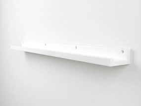 Półka ścienna na obrazy FOTOPLANK 120 cm, biała