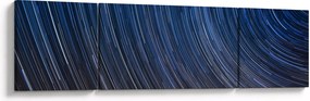 Obraz nocnych gwiazd i nieba (170x50 cm)