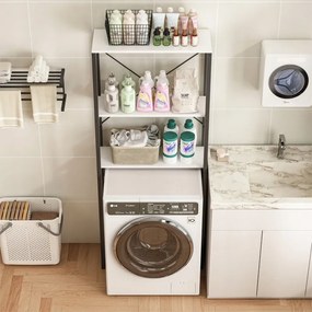 Półka łazienkowa nad pralką – styl loftowy, 160 cm