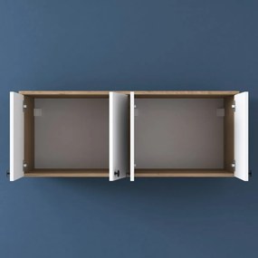 Szafka ścienna Bany Walnut and White