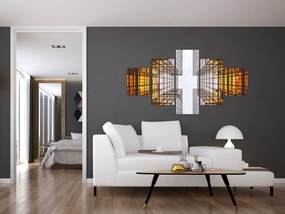 Obraz drapaczy chmur (125x70 cm)