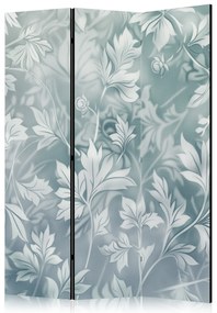 Parawan akustyczny Kwiaty 135x172 cm 3-częściowy czarny ARTGEIST B
