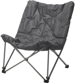 Redcliffs Krzesło kempingowe Butterfly, 83 x 74 x 91 cm, szary