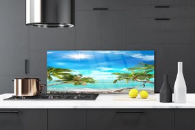 Panel Szklany Relaks w Cieniu Tropików