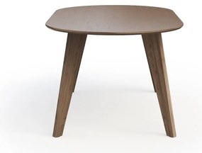 Stół z blatem w dekorze orzecha 100x180 cm Lago – TemaHome