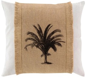 Poduszka dekoracyjna z mieszanki juty 45x45 cm Rico – douceur d'intérieur